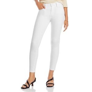 PAIGE Hoxton Crop White Jeans